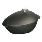 Moulière en Fonte Staub Noir 25 cm - 2L