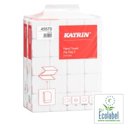 Katrin Essuie-mains pliés V/Zig Zag - 200 Feuilles - Handy Pack - Vue verticale