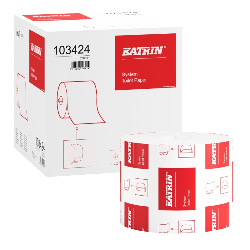 Katrin System Papier Toilette - Gros Rouleau - 800 Feuilles