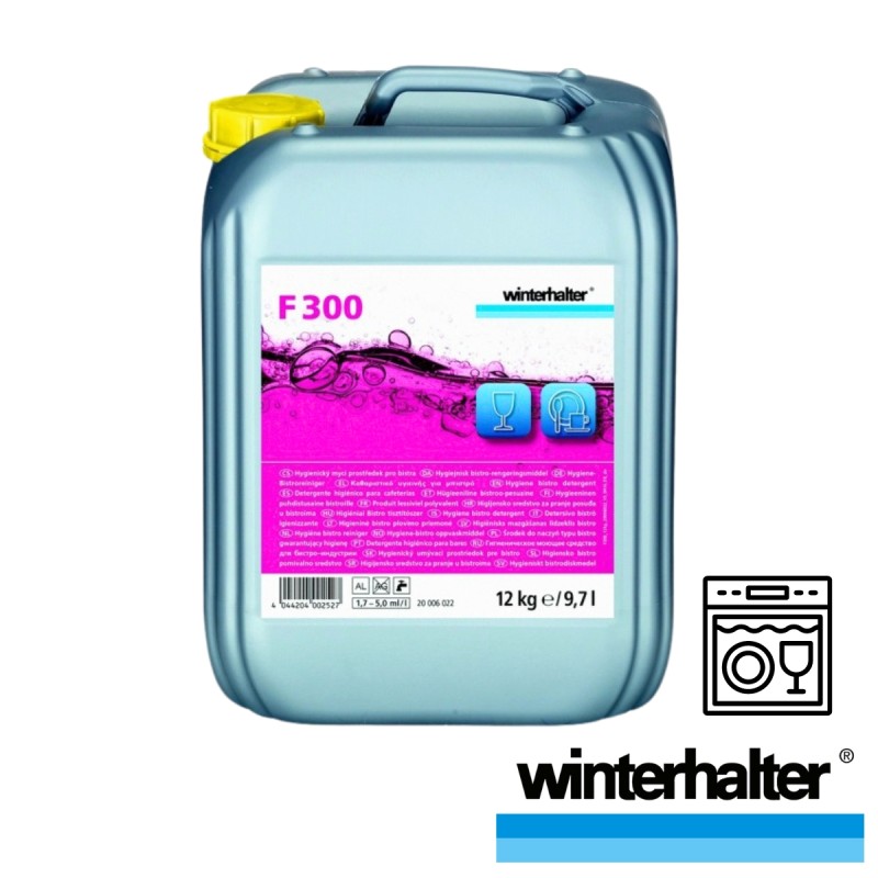 F300 - WINTERHALTER - [10L] - Détergent pour Vaisselle et Verre