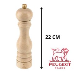 Moulin à Poivre Peugeot Paris U'Select Bois Naturel 22 cm