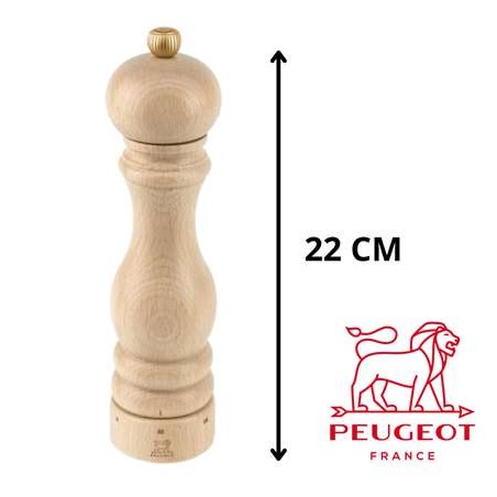 Moulin à Poivre Peugeot Paris U'Select Bois Naturel 22 cm