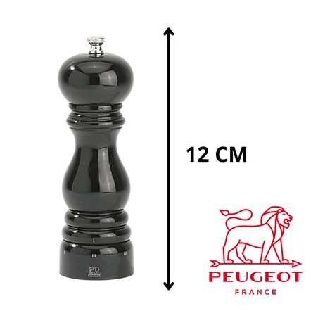 Moulin à Sel Peugeot Paris U Select 12 cm - Laqué Noir