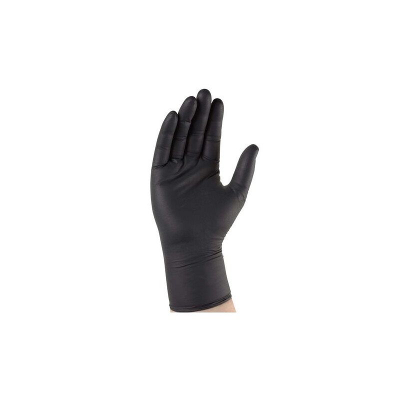 100 GANT NITRILE NOIR NON POUDRE L 8/9