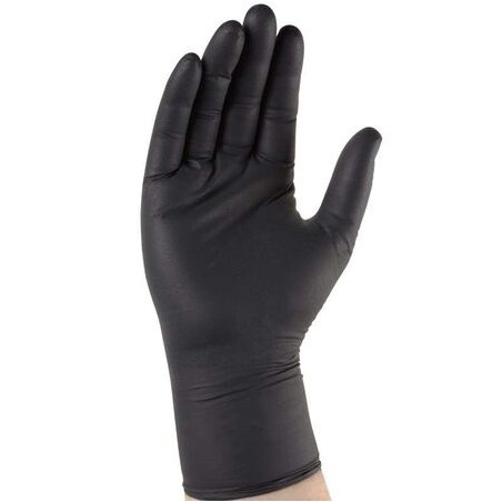 100 GANT NITRILE NOIR NON POUDRE S 6/7