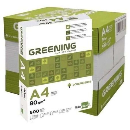 5 RAMES PAPIER A4 BLANC IDERPAPEL A4 80G/M2 ECO+ PREMIUM