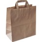 250 SACS CABAS KRAFT POIPAP BRUN 22 + 10 X 28 CM 70 g