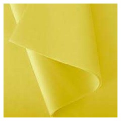 MOUSSELINE JAUNE VIF 480F 50X75CM