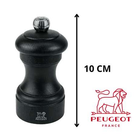 Moulin à Poivre Peugeot Bistro Noir Mat 10 cm