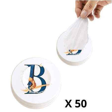 X50 Serviettes Rafraîchissantes Luxe BLOT Rince Doigts