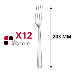 Fourchette de table NORMANDY - 203 mm - Degrenne