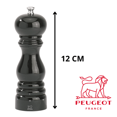 Moulin à Poivre Peugeot Paris U'Select Laqué Noir 12 cm