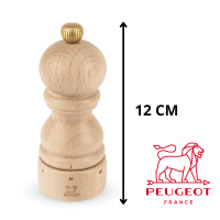 Moulin à Sel Peugeot Paris U'Select Naturel 12 cm - Bois Durable
