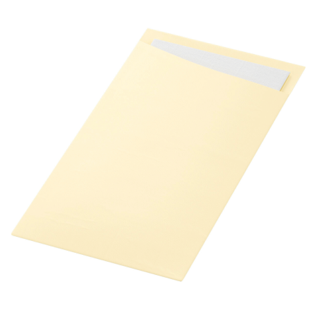 Sacchetto® Crème avec Serviette Dunisoft® - 11,5 x 23 cm