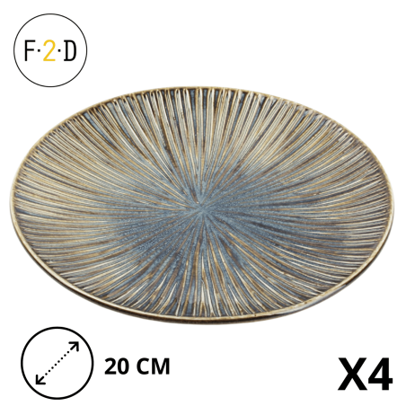 Assiette Plate 20 cm - Collection Forest Halo