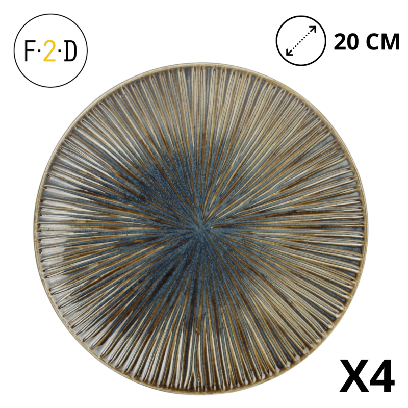 Assiette Plate 20 cm - Collection Forest Halo