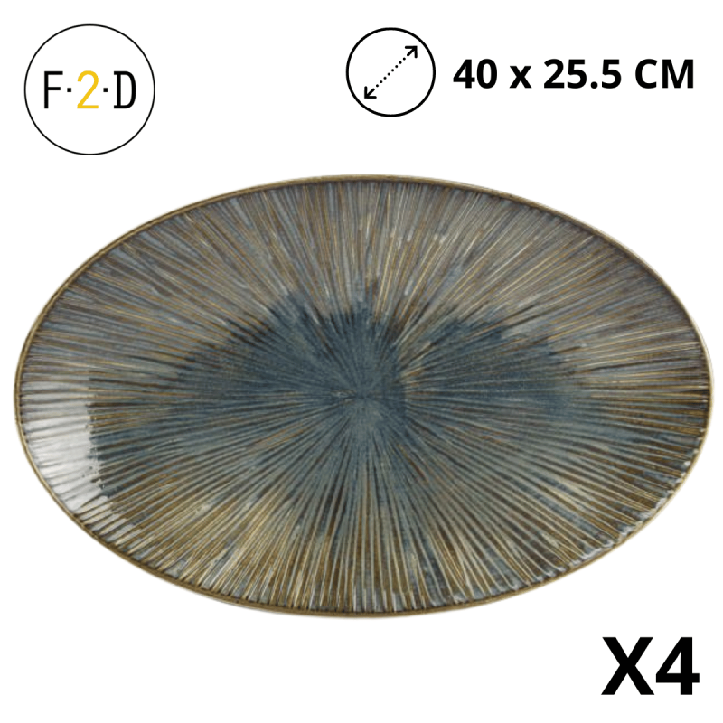 Plat à Servir 40 x 25,5 cm - Collection Forest Halo