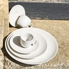 Assiette 27.9 cm - Collection Modulo Nature Kaolin