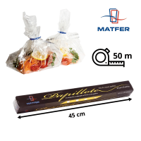 Film cuisson papillote thermorésistant jusqu’à 200°C en rouleau.