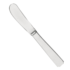 Couteau Tartineur Tout Inox - Lame 6 cm - Vue seule