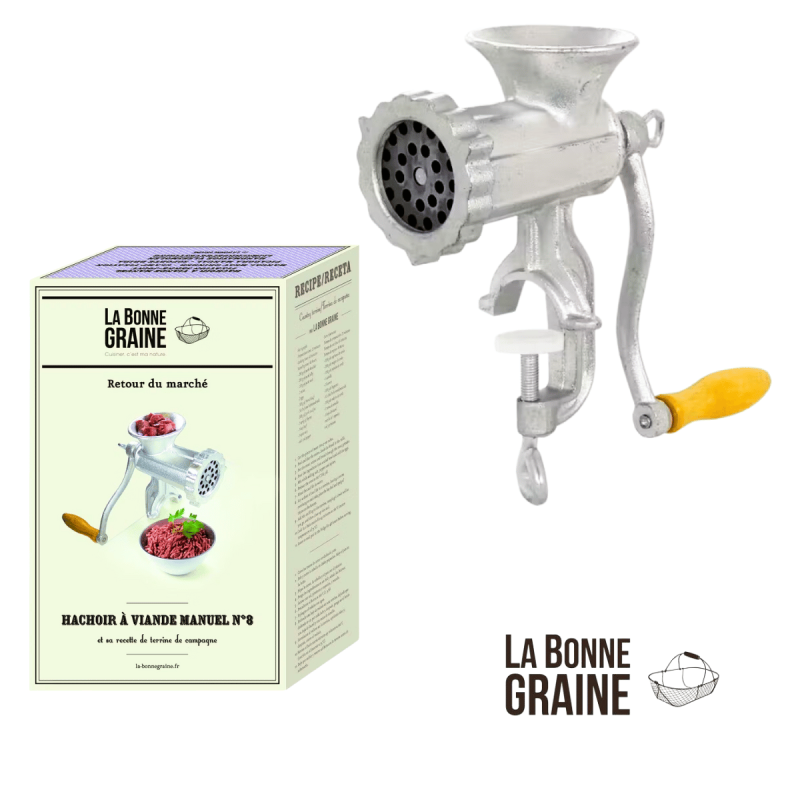 Hachoir à Viande Karl Krüger Fonte Aluminium Avec Accessoires