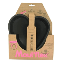 Moule Coeur - Moul'flex Noir - De Buyer - Vue de face dans son emballage