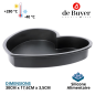 Moule Coeur - Moul'flex Noir - De Buyer