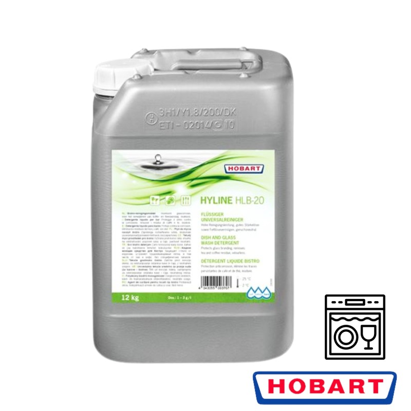 HLB 20 - HOBART - [12KG] - Détergent pour Verres et Tasses