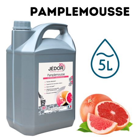 JEDOR 2D - PAMPLEMOUSSE - [5L] - Nettoyant Désodorisant Professionnel