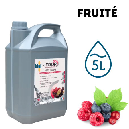 JEDOR 3D - FRUITÉ - [5L] - Détergent Désinfectant Professionnel