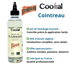 Secret de Flambage BIO COOKAL COINTREAU - 200 ML - Vue principale et caractéristiques