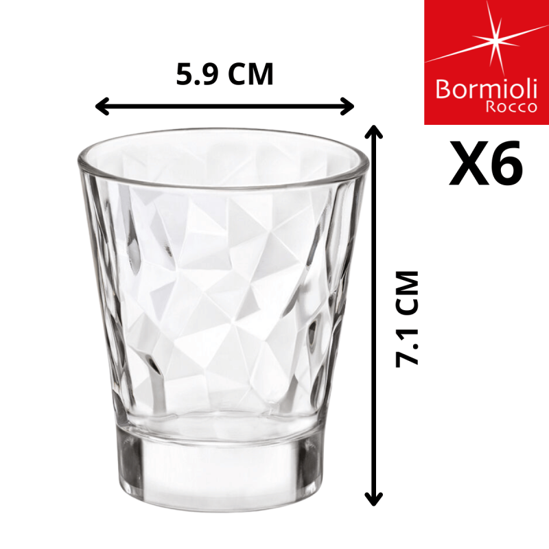 Verre à Café Diamond Caffeino 8 CL - Bormioli Rocco