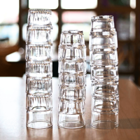 Verre à Eau Empilable 20 cl Duralex - Robustesse et Élégance - Vue verres empilés