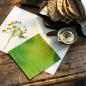 Serviette Bio Dunisoft® 40 x 40 cm Vert Foncé - Élégance