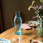 Bouteille Fish & Fish - Verre Pressé Bleu 1L | Carafe | Serax Bouteille Fish & Fish - Verre Pressé Bleu 1L | Carafe | Serax