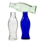 Bouteille Fish & Fish - Verre Pressé Vert 1L | Carafe | Serax