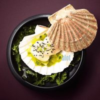 Assiette creuse Blackstone pour dressage gastronomique
