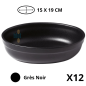 Plat Sabot BLACKSTONE Noir 65 cl - Grès Culinaire | Cuisson Four 250°C