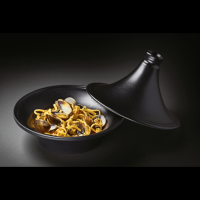 Tajine en grès noir pour cuissons lentes et mijotées