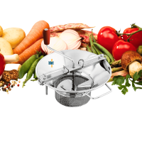 Accessoire de cuisine pour préparation de purées et soupes.
