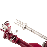 Fixation ventouse du pèle-pommes Tellier pour une stabilité maximale.