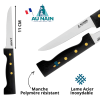 Couteau Côte de Bœuf Au Nain lame inox 11 cm.
