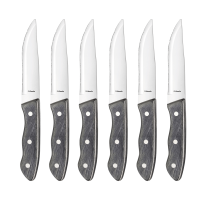 Couteau Amefa Hercule manche bois rustique et ergonomique.