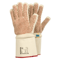 Gants TEGERA 484 rouge blanc avec picots nitrile résistants à la chaleur