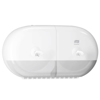 Distributeur Tork SmartOne Mini Double T9 – double sortie papier activée, prêt à l'emploi