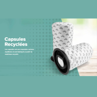 Capsules filtrantes recyclées compatibles avec l’aspirateur Henry Quick.