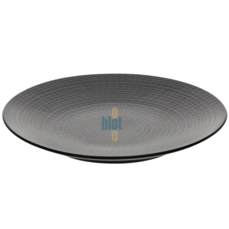 Assiette à pain MODULO NATURE - Pierre de Lave - 16 cm – Noir