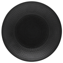 Assiette à dessert MODULO NATURE - Pierre de Lave - 21 cm – Noir
