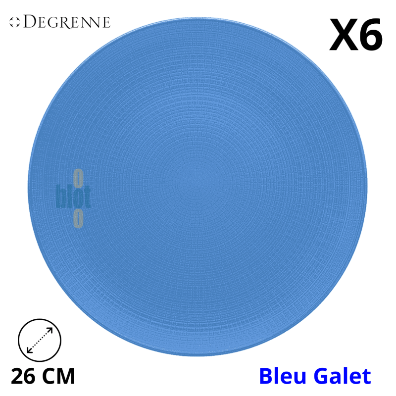 Assiette plate MODULO NATURE - Bleu Galet - 26 cm – Bleu Assiette plate MODULO NATURE - Bleu Galet - 26 cm – Bleu