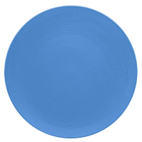 Lot de 6 assiettes à pain MODULO NATURE BLEU GALET 16 cm DEGRENNE. En Grès.
